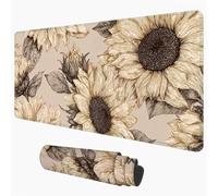 Mouse Pad Sunflower & Yellow 70 x 30 cm Desk Mat, Table Blotter 1D#126