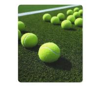 Mouse Pad, Tennis Balls On Tennis Grass Court Multifunctional Mouse Mat Non-Slip Gaming Mousepad For Pc Gamer Laptop 25X30Cm