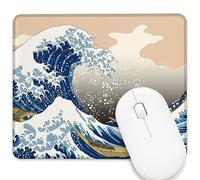 Mouse Pad The Great Wave Computer Mousepad Washable Non-Slip Rubber Base Mouse Mat,Laptop Desk Accessories Decoration 11.8" x 9.8"