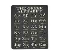 Mouse Pad The Gr lphabet Greek Language Knowledge Desk Pad Home 25x30CM