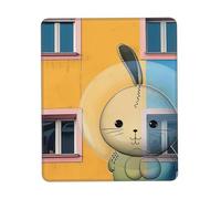 Mouse Pad The Rabbit Wearing a Helmet Gaming Mouse Mat for Office 10x12in