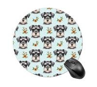 Mouse Pad, Thickened Soft Mouse Pads For Office Desk Accessories, Non Slip Smooth Cute Mousepad For Adult Men Women, Schnauzer Cute Dog Art
