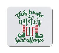 Mouse Pad This House Is Under Holiday Magic Surveillance Boots Desk Pad