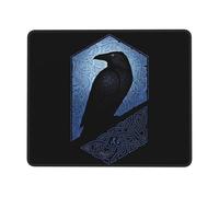 Mouse Pad Thors Hammer Mjolnir with Odin Crow Gaming Mouse Mat for Work