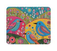 Mouse Pad Three Little Birds On The Hill Desk Pad Office 25x30CM