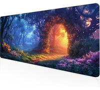 Mouse Pad Trails Gaming Mouse Pad Dream Large Desk Mat 900x400x3mm,Work From Home Essentials Non-Slip Rubber Base Special Textured Water-Resistant Surface Wear-Resistant Desk Matt For Laptop Y1-667