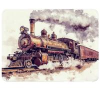 Mouse Pad Train Mouse Mat 16.5x13.7in Desk Mat Office Accessories Improves Speed and Accuracy Mousepad with Stitched Edges and Anti Slip Rubber Base for Esport, Gaming, Gifts, Retro Desk Pad,Model477