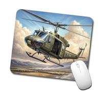 Mouse Pad UH-1 Iroquois Huey Helicopter Vietnam War Era Table Pad Home