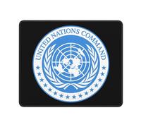 Mouse Pad United Nations Command Logo Portable Gaming Mouse Pad Spill-Resistant Desk Mat For Pc Travel Computer 10X12In
