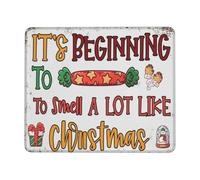 Mouse Pad Vintage It'S Beginning To Smell A Lot Like Christmas 25X30Cm Durable Mouse Pads Soft Mousepad For Work Home