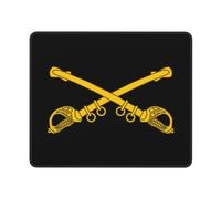 Mouse Pad Vintage Us Cavalry Branch Insignia Table Mat for PC 10x12in