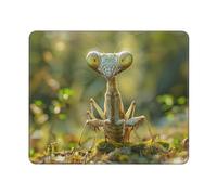 Mouse Pad Washable Computer Mouse Mat with Non-Slip Rubber Base Praying Mantis Mouse Pad Gaming Mouse Mat Non-Slip Rubber Funny Mousepad for Computer Laptop Gamer 7.9x9.4 inch