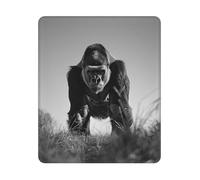 Mouse Pad Washable Computer Mousepad with Anti-Slip Rubber Base Gorilla in The Grass Mouse Mat Gaming Keyboard Mat Desk Accessories Ultra-Smooth Office Mousepad for Laptop Office Home 7.9x9.4 inch