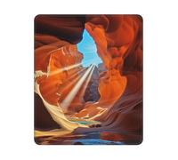 Mouse Pad Washable Computer Mousepad with Non-Slip Rubber Base Antelope Canyon Mouse Mat for Laptop Desk Accessories Mat Gaming Mousepad for Office Table Computer Home 25x30 cm
