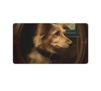 Mouse Pad Washable Computer Mousepad with Non-Slip Rubber Base Arabesque Dog Mouse Mat for Laptop Desk Accessories Mat Gaming Mousepad for Office Table Computer Home 40X75cm