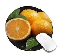 Mouse Pad Washable Computer Mousepad with Non-Slip Rubber Base Cut orange Mouse Mat for Laptop Desk Accessories Mat Gaming Mousepad for Office Table Computer Home 1 PC