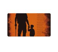 Mouse Pad Washable Computer Mousepad with Non-Slip Rubber Base Daddy Little Boy Poems Mouse Mat for Laptop Desk Accessories Mat Gaming Mousepad for Office Table Computer Home 40X75cm