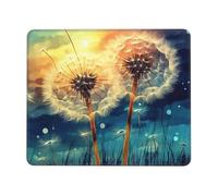 Mouse Pad Washable Computer Mousepad with Non-Slip Rubber Base Dandelion DIY Drawing Paint Mouse Mat for Laptop Desk Accessories Mat Gaming Mousepad for Office Table Computer Home 8.3 x 10.3 in