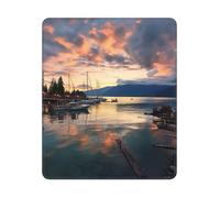 Mouse Pad Washable Computer Mousepad with Non-Slip Rubber Base Evening in Vancouver Mouse Mat for Laptop Desk Accessories Mat Gaming Mousepad for Office Table Computer Home 25x30 cm