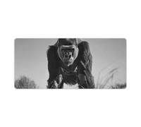 Mouse Pad Washable Computer Mousepad with Non-Slip Rubber Base Gorilla in The Grass Mouse Mat for Laptop Desk Accessories Mat Gaming Mousepad for Office Table Computer Home 40x90cm