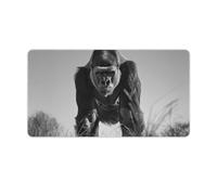 Mouse Pad Washable Computer Mousepad with Non-Slip Rubber Base Gorilla in The Grass Mouse Mat for Laptop Desk Accessories Mat Gaming Mousepad for Office Table Computer Home 40X75cm