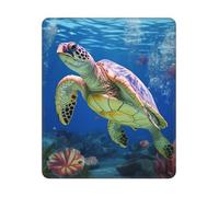 Mouse Pad Washable Computer Mousepad with Non-Slip Rubber Base Gray sea turtle Mouse Mat for Laptop Desk Accessories Mat Gaming Mousepad for Office Table Computer Home 25x30 cm