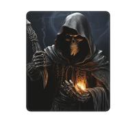 Mouse Pad Washable Computer Mousepad with Non-Slip Rubber Base Grim-Reaper Mouse Mat for Laptop Desk Accessories Mat Gaming Mousepad for Office Table Computer Home 25x30 cm