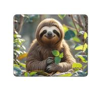 Mouse Pad Washable Computer Mousepad with Non-Slip Rubber Base Sloth My Spirit Animal Mouse Mat for Laptop Desk Accessories Mat Gaming Mousepad for Office Table Computer Home 25x30 cm