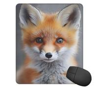 Mouse Pad Washable Mousepad with Non-Slip Rubber Base Cute little fox Mouses Mat for Laptop Desk Pad Gaming Mousepad for Office Computer Home 25x30 CM