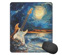 Mouse Pad Washable Mousepad with Non-Slip Rubber Base Instrumental Guitar Mouses Mat for Laptop Desk Pad Gaming Mousepad for Office Computer Home 25x30 CM