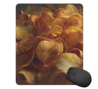 Mouse Pad Washable Mousepad with Non-Slip Rubber Base Potato Chip Mouses Mat for Laptop Desk Pad Gaming Mousepad for Office Computer Home 25x30 CM