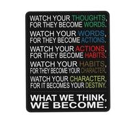 Mouse Pad Watch Your Thoughts Classroom Desk Pad Office 25x30CM