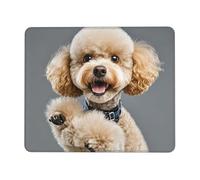 Mouse Pad Waterproof Computer Mousepad with Non-Slip Rubber Base Funny Pug Dog Mouse Pad Laptop Desk Pad Washable Gaming Mouse Mat for Laptop Office Home 8.3 x 10.3 in