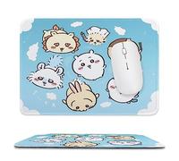 Mouse Pad Waterproof Durable Easy to Clean Non-Slip Rubber Base Mouse Pad for Office Gaming Stylish Cute Cartoon Cartoon Cartoon Character Men Women (Light Blue)
