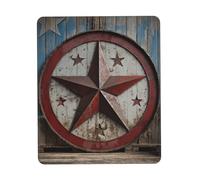 Mouse Pad Waterproof Gaming Mousepad with Non-Slip Rubber Base American Wastern Texas Star Mouse Mat Computer Mousepad for Laptop Washable Desk Mat for Office Table Home 25x30 cm