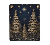 Mouse Pad Waterproof Gaming Mousepad with Non-Slip Rubber Base Christmas Tree Pattern Mouse Mat Computer Mousepad for Laptop Washable Desk Mat for Office Table Home 25x30 cm