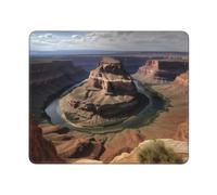 Mouse Pad Waterproof Gaming Mousepad with Non-Slip Rubber Base Grand Canyon Arizona Mouse Mat Square Computer Mousepad for Laptop Washable Desk Mat for Office Table Home 25x30 cm