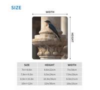 Mouse Pad Waterproof Gaming Mousepad with Non-Slip Rubber Base The Swallow Stands on the Pillar Mouse Mat Computer Mousepad for Laptop Washable Desk Mat for Office Table Home 25x30 cm