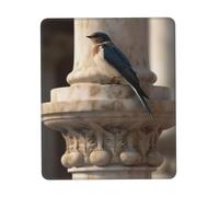 Mouse Pad Waterproof Gaming Mousepad with Non-Slip Rubber Base The Swallow Stands on the Pillar Mouse Mat Computer Mousepad for Laptop Washable Desk Mat for Office Table Home 25x30 cm