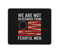 Mouse Pad We Are Not Descended From Fearful Soft Gaming Mousepad Comfortable Mice Mat For Travel Work Computer 10X12In
