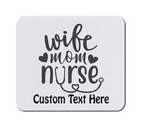 Mouse Pad Wife Mom Nurse Desk Pad Home 25x30CM