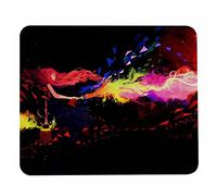 Mouse pad with Anti-Slip Rubber Base, Easy Gliding,Computer Mouse Mat for Computers, Laptop, Gaming, Office & Home, 11.8" x 9.8",Cartoon Girl Drawing Colorful Triangle Sparks