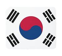 Mouse Pad with Flag of South Korea Computer Mouse Mat Desk Accessories 9.4"x7.9" Color:Flag of South Korea