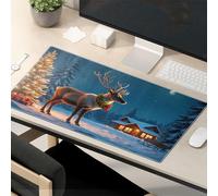 Mouse Pad With Funny Sayings Christmas Eve In The Snowy Forest Mouse Pad Funny Mousepads For Work Desk Pad Large