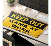 Mouse Pad With Funny Sayings Keep Out: Game At Work, Do Not Disturb Mouse Pad Funny Mouse Pads For Desk Gaming Mouse Pad