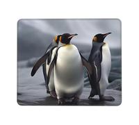 Mouse Pad with Non-Slip Rubber Base 10 x 12 inch Mouse Mat with Stitched Edge Funny Penguins Gaming Mousepad for Wireless Mouse Computer Laptop Home Office Desk Pad