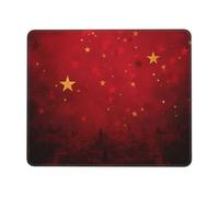 Mouse Pad with Non-Slip Rubber Base 10 x 12 inch Mouse Mat with Stitched Edge Red Star Gaming Mousepad for Wireless Mouse Computer Laptop Home Office Desk Pad