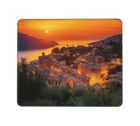 Mouse Pad with Non-Slip Rubber Base 7.9 x 9.5 in Mouse Mat with Stitched Edge Italian Sunset Gaming Mousepad for Wireless Mouse Computer Laptop Home Office Desk Pad