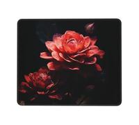 Mouse Pad with Non-Slip Rubber Base 7.9 x 9.5 in Mouse Mat with Stitched Edge Roses in The Dark Gaming Mousepad for Wireless Mouse Computer Laptop Home Office Desk Pad
