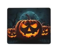 Mouse Pad with Non-Slip Rubber Base 8.3 x 10.3 in Mouse Mat with Stitched Edge Happy Halloween Pumpkin Gaming Mousepad for Wireless Mouse Computer Laptop Home Office Desk Pad